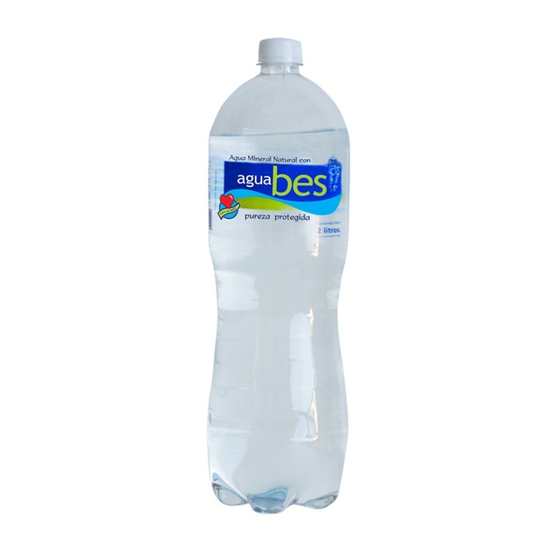 Agua BES  con gas 2 Litros