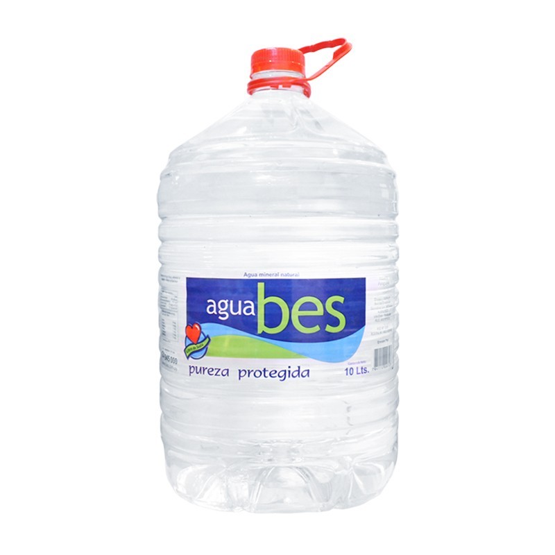 Agua BES 10 Litros, bidón PET