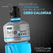 🔥 Nueva #BesPowerCero 🔥

La primera agua isotónica cero calorías nacional 🇵🇾 

Electrolitos + vitaminas B3 B6 B12 C

Encontralas en tu punto de venta más cercano ✅